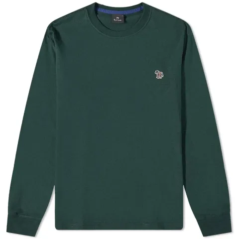 Long Sleeve Zebra Logo T-Shirt