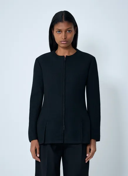 Wool Slim Jacket