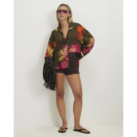 River Island Petite Floral Blouse