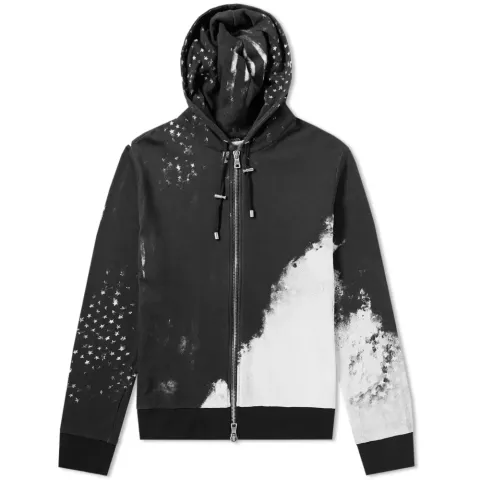 Bleached Zip Hoody