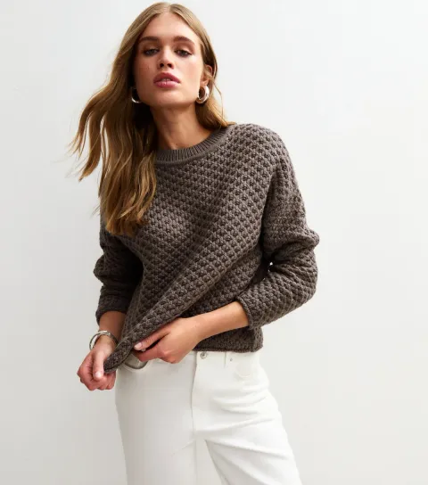 Women's Mink Stitch Knit Jumper