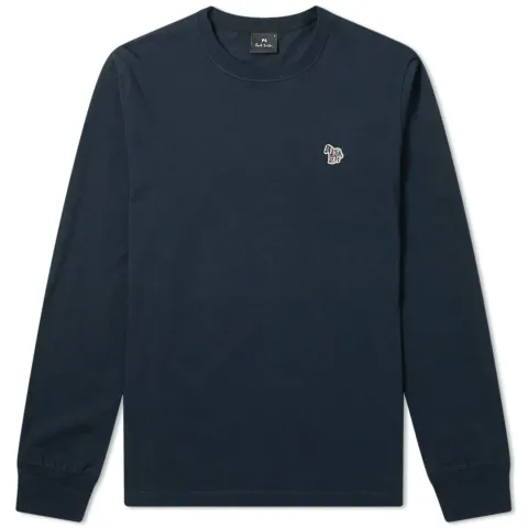 Long Sleeve Zebra Logo Tee