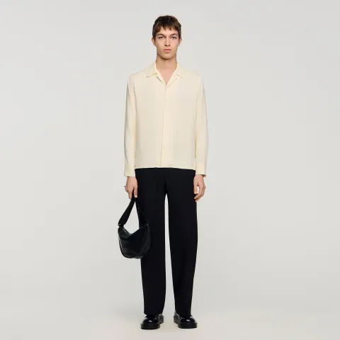 SANDRO Loose-fit shirt
