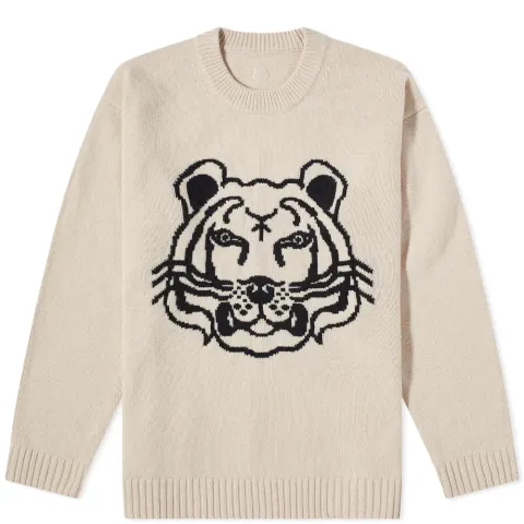 Reversible Tiger Crew Knit