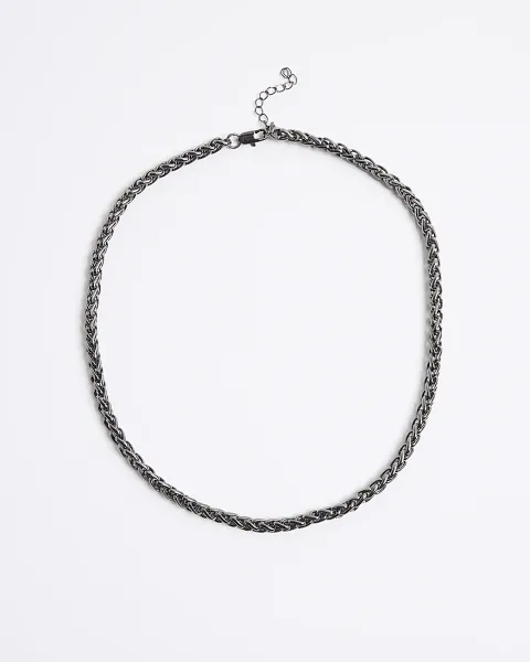 River Island Black Chain Necklace