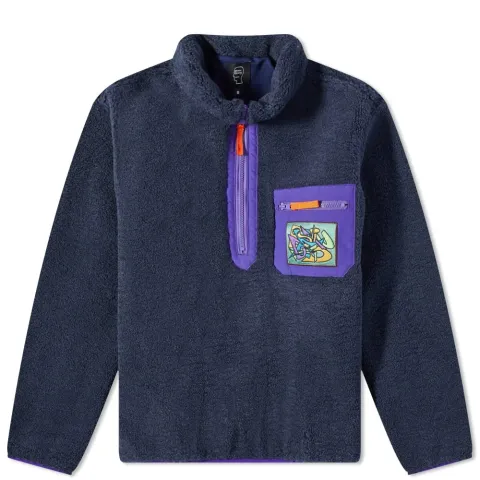 Teddy Sherpa Fleece Half Zip Jacket