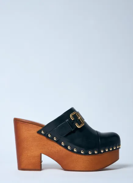 Jeannete Wedge Clogs