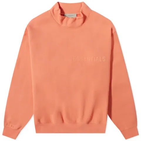 Logo Mock Neck Sweat
