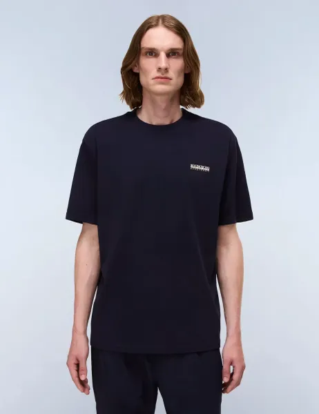 Napapijri Pure Cotton T-Shirt Dark Navy