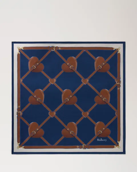 Square Scarf - Heart Pockets