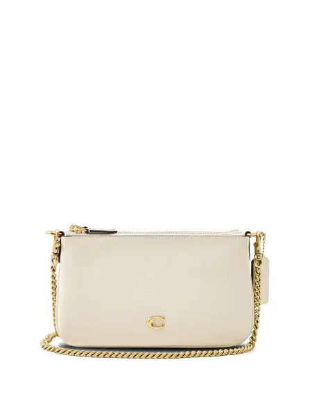 Coach Audrey Refined Calf Leather Crossbody Bag Chalk