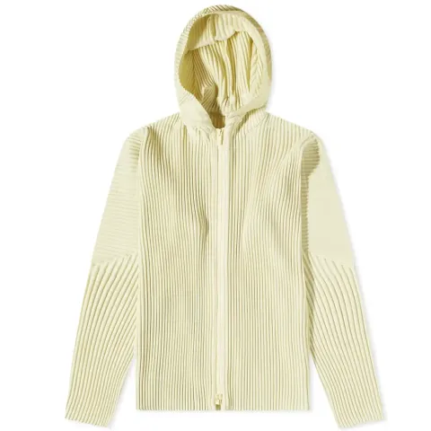 Pleated Zip Hoody