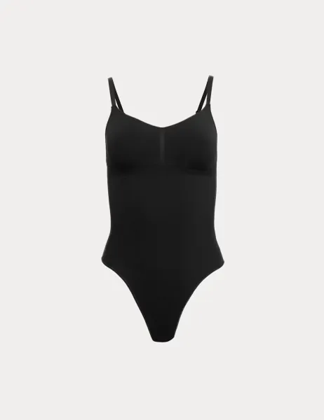 Body by M&S Body Sculpt Firm Control Seamless Thong Body Black