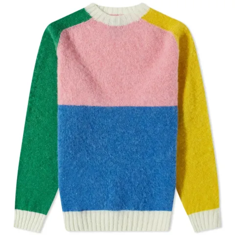 Howlin' Firecracker Colour Block Crew Knit