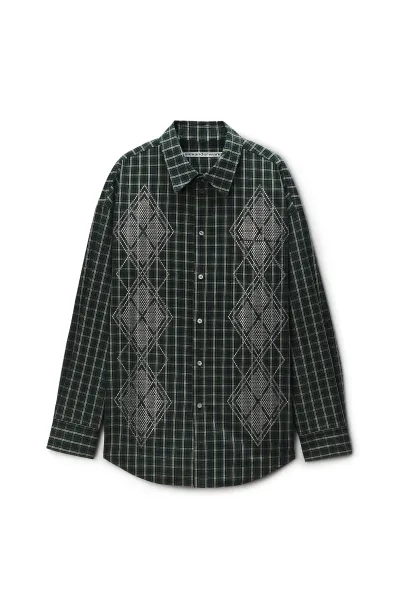 Argyle Hotfix Shirt Oversized