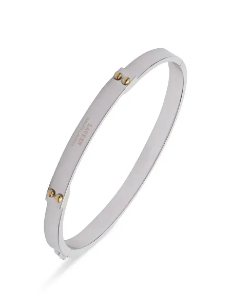 Lauren Ralph Lauren Sterling Silver Logo Bangle