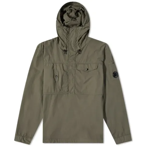 Arm Lens Popover Hooded Overshirt