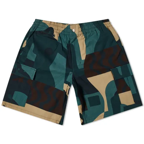 Distorted Camo Shorts