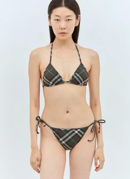 Check Bikini Top