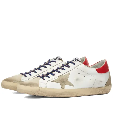 Super-Star Leather Metal Logo Sneaker