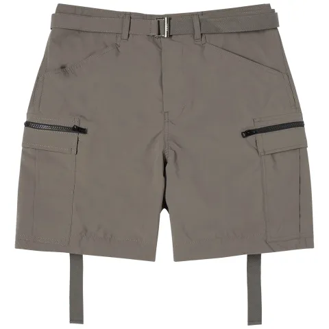 Matte Taffeta Cargo Shorts