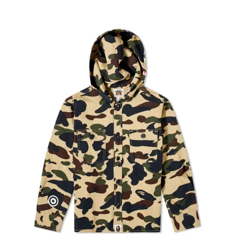 1st Camo Shark Hooded Shirt