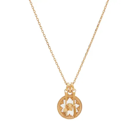Medusa Plate Necklace