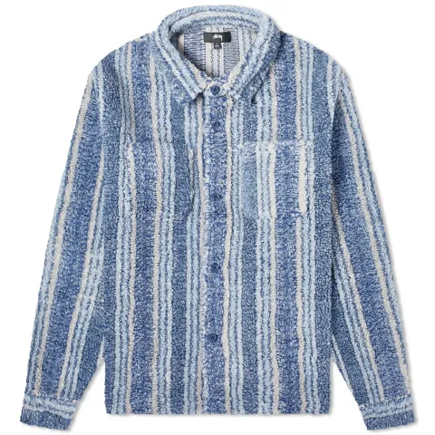 Stripe Sherpa Shirt