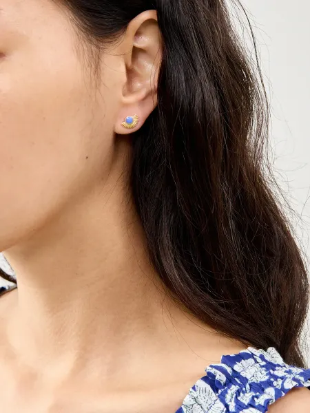 Soleil Cornflower Stud Earrings