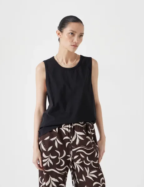 HUSH Pure Cotton Vest Top