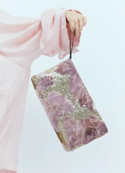 Sequin Embellished Clutch