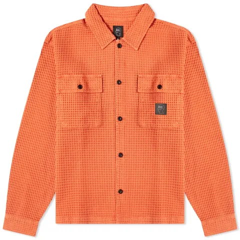 Waffle Button Overshirt