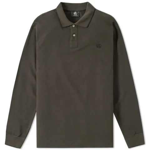 Long Sleeve Pill Logo Polo