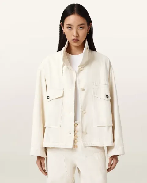 Clay Denim Cropped Jacket