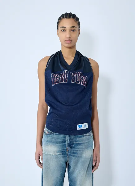 Jersey Halter Neck Top