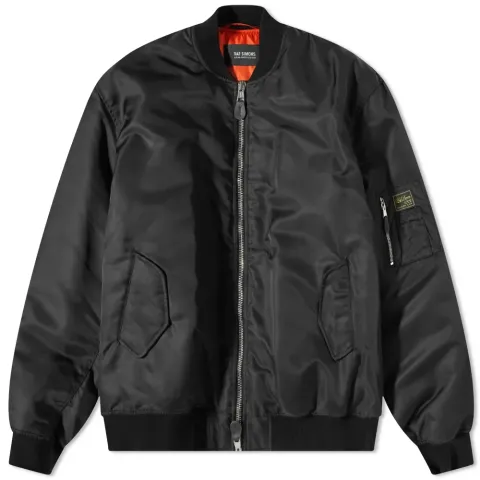 Detatched Print Bomber Jacket