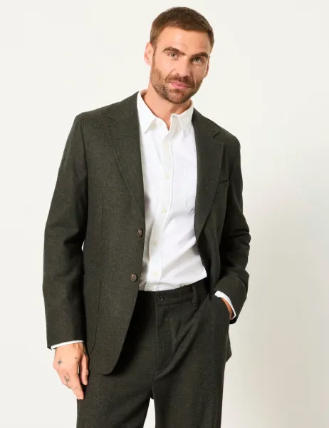 Witley Wool Rich Blazer Dark Green