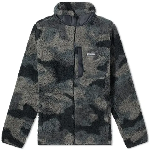 Winter Pass Print Full Zip Fleece