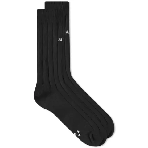 Embroidered Logo Sock