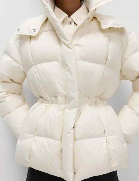 Marks & Spencer Feather & Down Blouson Hooded Puffer Jacket