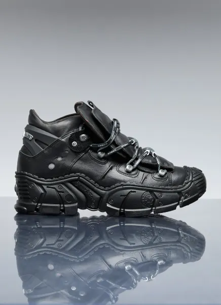 x New Rock Leather Sneakers