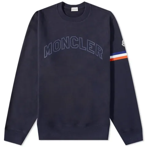 Tricolor Tape Crew Sweat