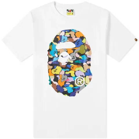 Multi Camo Big Ape Head T-Shirt