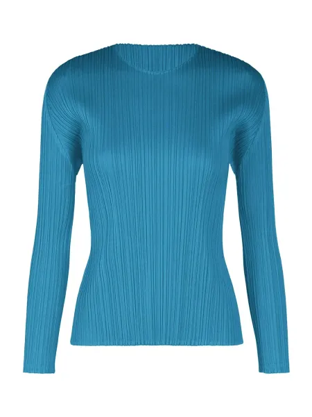 Pleats Please Top Deep Blue