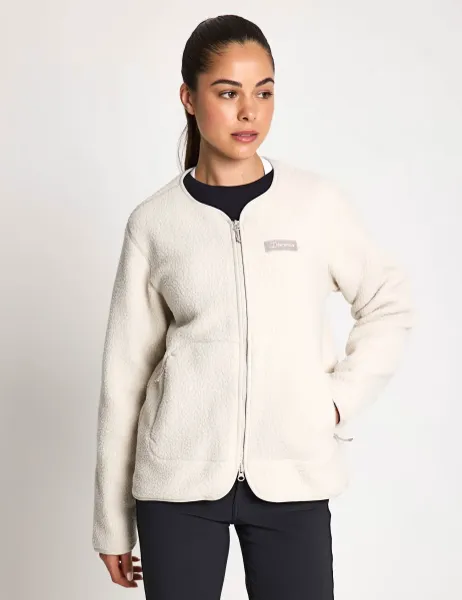 Hanby Fleece Zip Up Jacket Stone