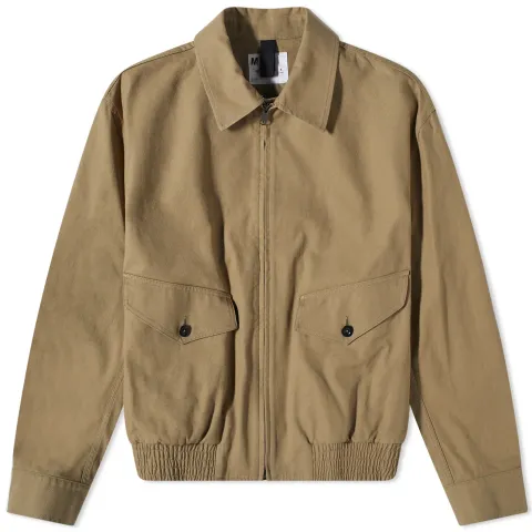 Slant Pocket Bomber Jacket