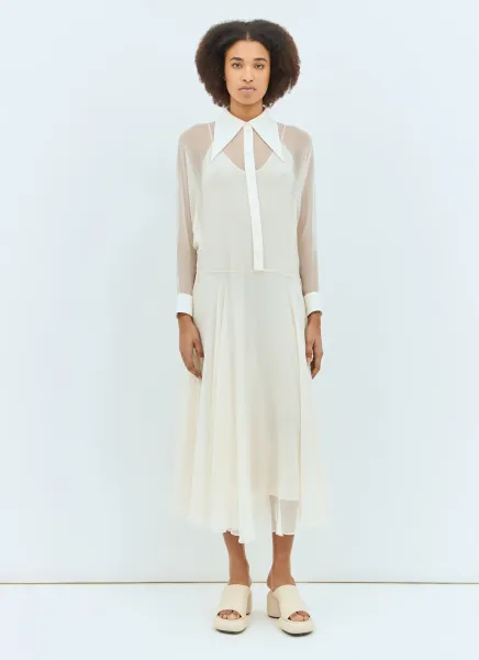Silk Shirt Dress