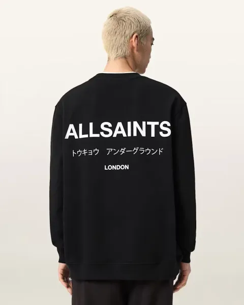 Underground Relaxed Fit Crew Neck Sweatshirt