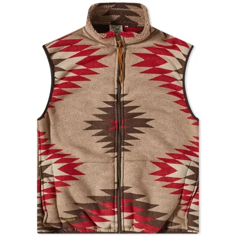 Navajo Boa Fleece Vest