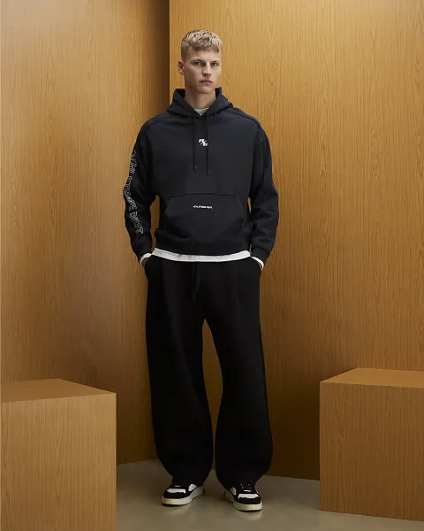 River Island Oversized Fit Rxr Dept Hoodie